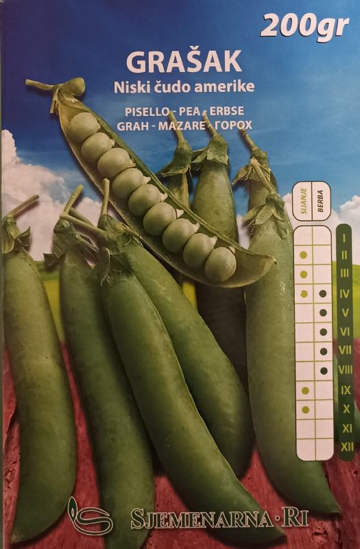 Pea seeds 200 gr. box