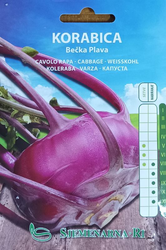 Kohlrabi seed packet