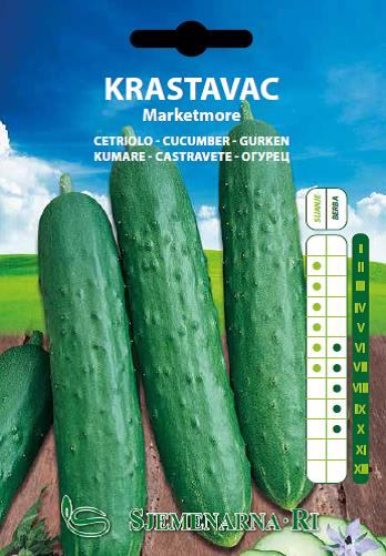 Cucumber seed packet, variety Marketmore