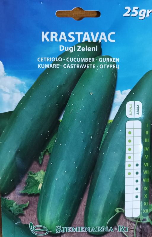 Krastavac Dugi zeleni 25 gr.