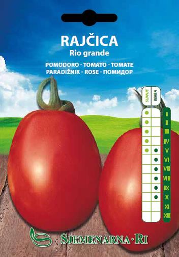 Tomato seed packet, Rio Grande variety