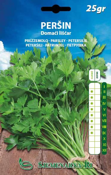 Parsley seed packet, 25 gr.