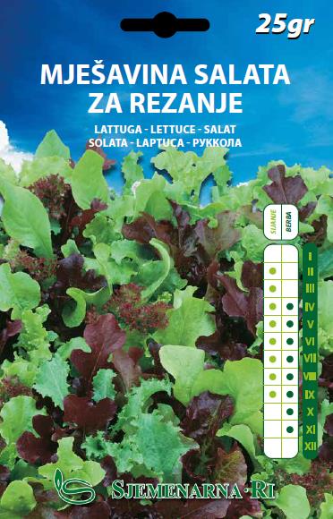 Mješavina salata za rezanje 25gr.